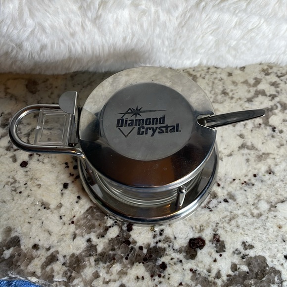 Vintage Parmesan cheese dish with spoon - Picture 2 of 6